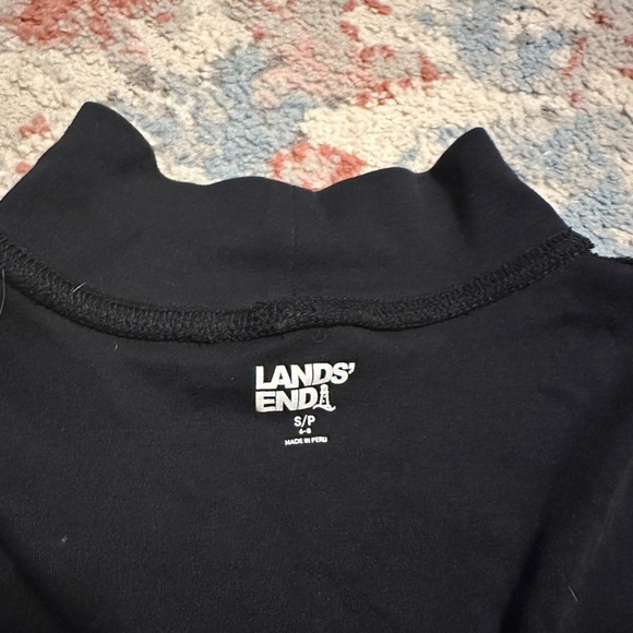 Lands' End Black Turtleneck Sweater - Picture 2 of 2